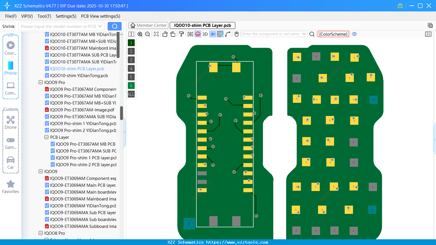 VIVO IQOO10-shim PCB Layer